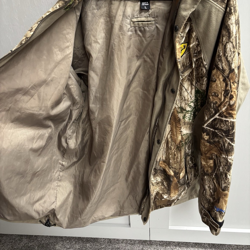 Shield Series Blocker S3 Drencher Jacket with Hood Real Tree Edge Men Size Large - Picture 3 of 9